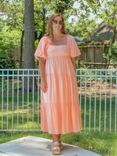 Load image into Gallery viewer, FINAL SALE- MINKPINK Iluka Puff Sleeve Midi Dress
