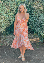 Load image into Gallery viewer, FINAL SALE- MINKPINK Marli Midi Wrap Dress