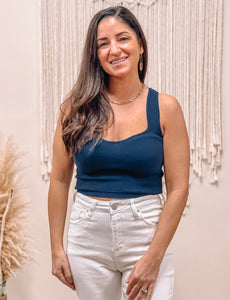 FINAL SALE - Sweetheart Sweater Tank