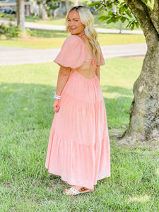 FINAL SALE- MINKPINK Iluka Puff Sleeve Midi Dress
