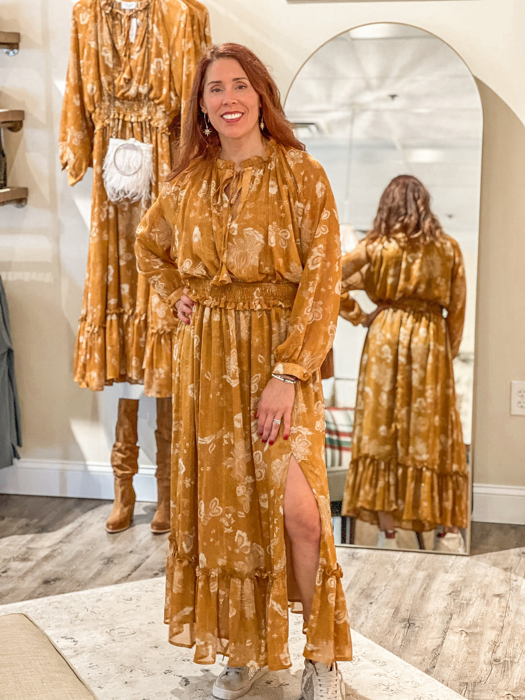 FINAL SALE- Sparkling Honey Dress