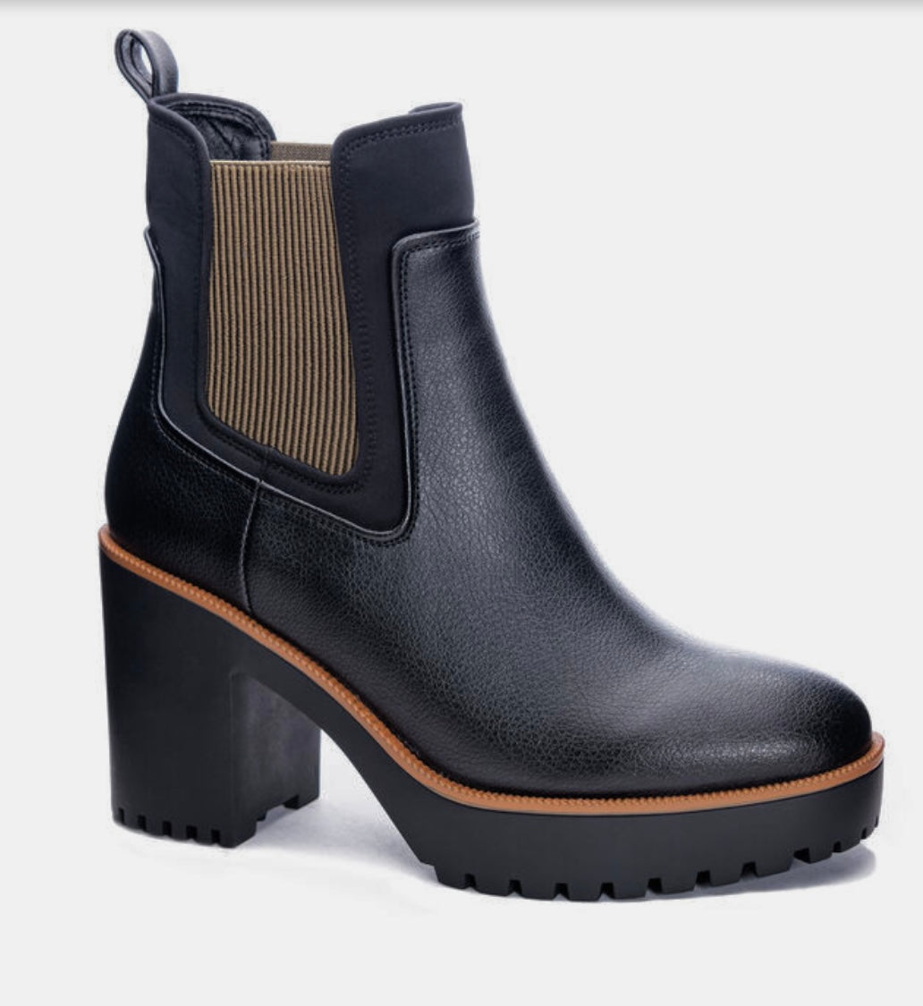 Chinese Laundry- Black Good Day Boot