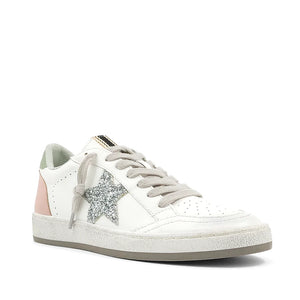 FINAL SALE - Shu Shop Paz Sneaker- Silver Sparkle