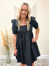 Load image into Gallery viewer, FINAL SALE- Perfect Cotton Puff Sleeve Dress
