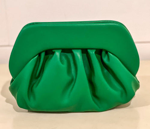 FINAL SALE - Green Clutch Purse