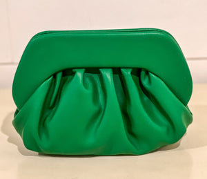FINAL SALE - Green Clutch Purse