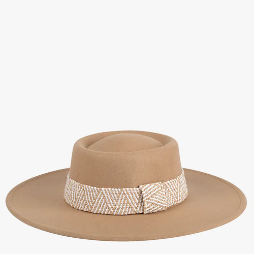 Tan Felt Fedora