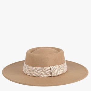 Tan Felt Fedora