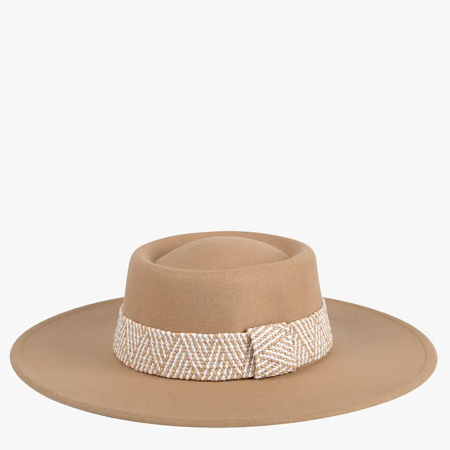 Tan Felt Fedora